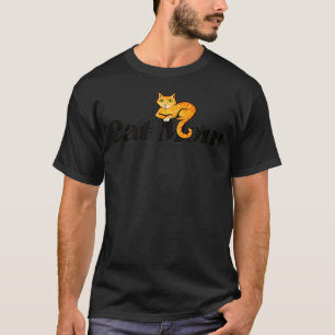 Camiseta Cat Mom Caturday diseña Naranja divertida Tabby Ta