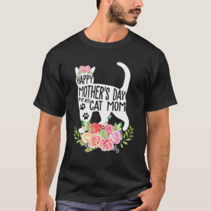 Camiseta Cat Mom Cute Bunny Siamese Eggs Easter Day