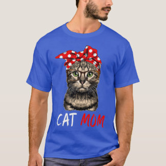 Camiseta Cat Mom Happy Mothers Day