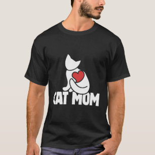 Camiseta Cat Mom Hoodie Cats Moms Cute Cat Mom Hoodie