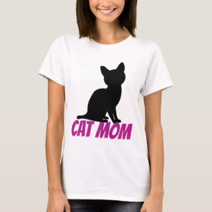 CAMISETA CAT MOM KITTEN T-SHIRTS CUTE