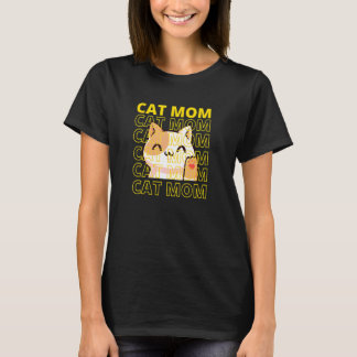 Camiseta Cat Mom kitty kitten pPet for Women