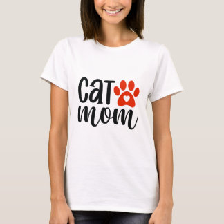 Camiseta Cat Mom T-Shirt