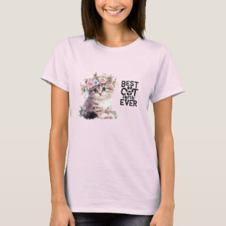 Camiseta Cat Mom Tee ( para los amantes de los gatos )