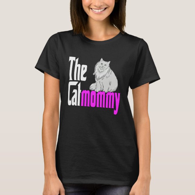 Camiseta Cat Mom The Catmother Crazy Cat Mother Kitty Mommy (Anverso)
