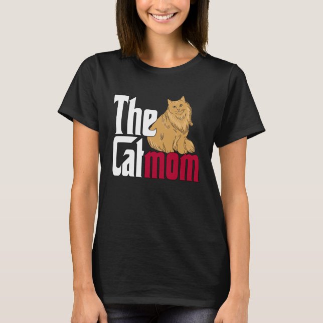 Camiseta Cat Mom The Catmother Crazy Cat Mother Kitty Mommy (Anverso)