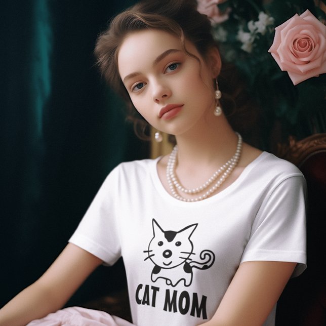 CAMISETA CAT MOM TSHIRTS (Subido por el creador)