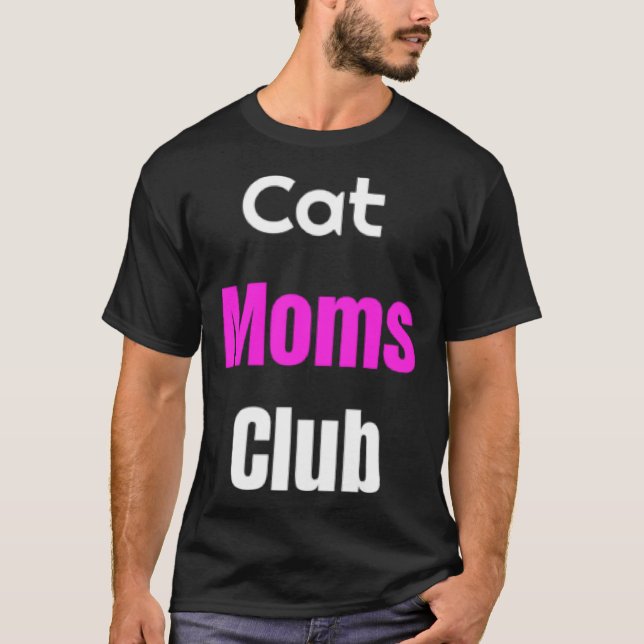 Camiseta Cat Moms Club (Anverso)