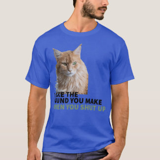 CAMISETA CAT MOOD ME GUSTA EL SONIDO QUE HACES CUANDO TE CO