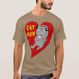 Camiseta Cat Mother Coffee Lover 110