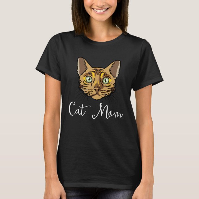 Camiseta Cat Mum Love r  Cute Bengal Kitten (Anverso)
