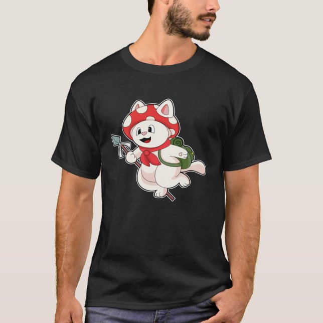 Camiseta Cat Mushroom (Anverso)