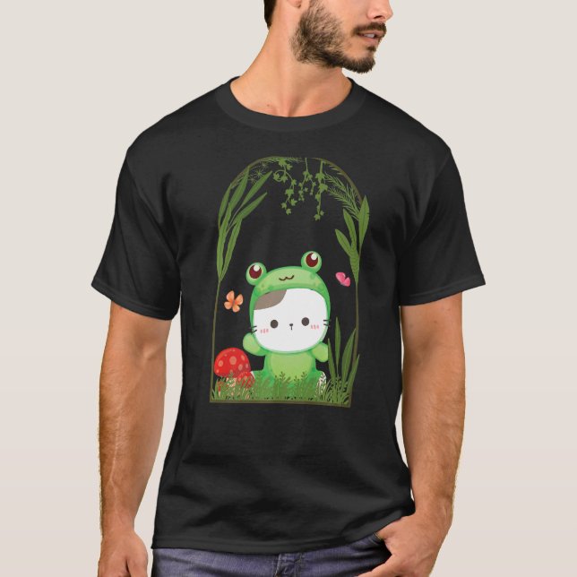Camiseta Cat Naturecore Forestcore (Anverso)