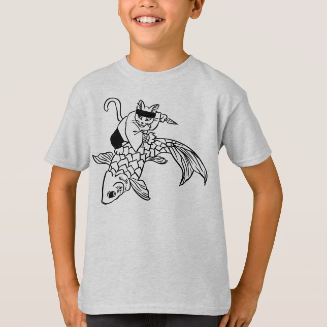 Camiseta Cat Nija T-Shirt (Anverso)