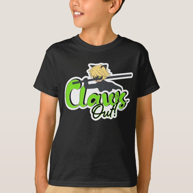 Camiseta Cat Noir | ¡Clawout! (Anverso)