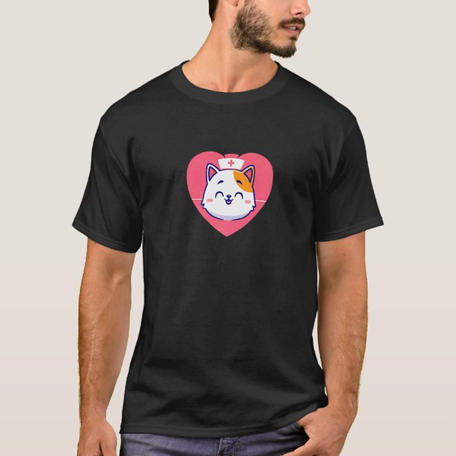 Camiseta cat nurse (Anverso)