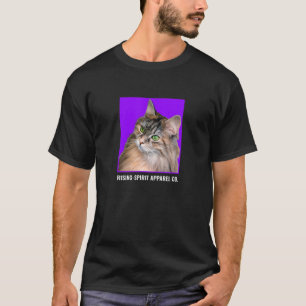 Camiseta Cat On Purple