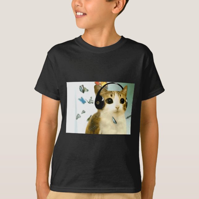 Camiseta Cat Owl Funny Cursed Internet Trendy Meme Funny Me (Anverso)