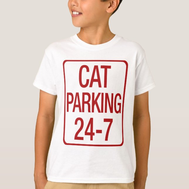 Camiseta Cat Parking (Anverso)