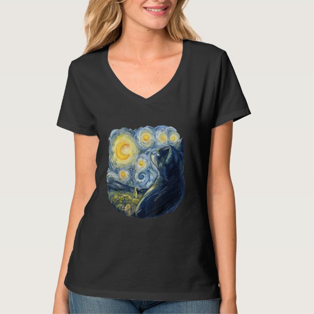 Camiseta Cat  Parody Painting (Anverso)