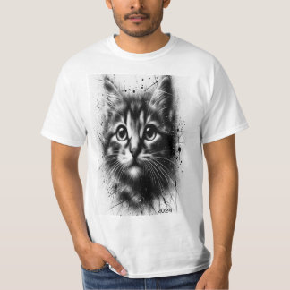 Camiseta Cat Pen Black