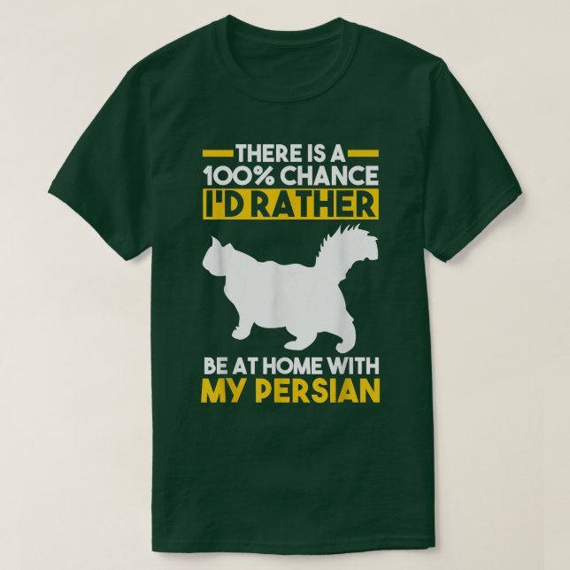 Camiseta Cat Persian  (Diseño del anverso)