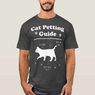 Camiseta Cat Petting Guide Funny Cat Owner Pet Kitten Petti