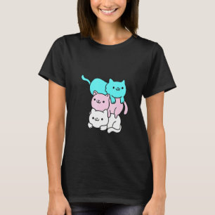Camiseta Cat Pile Trans Support Outfit Guay Animal Prige Lg