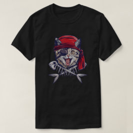 Camiseta Cat Pirate Gracioso Gato Pirata Regalo Capitán Gat