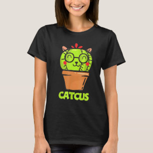 Camiseta Cat Pun Cactus