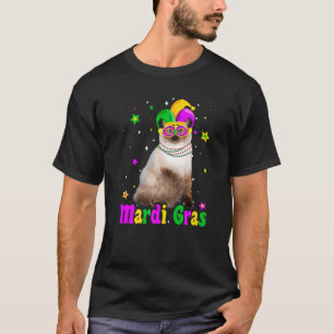 Camiseta Cat Ragdoll Máscara Mardi Gras Carnavales Animales