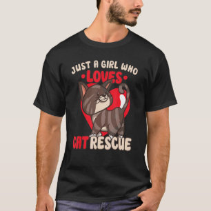CAMISETA CAT RESCATE DE DERECHOS DE LOS ANIMALES RESCATE CA