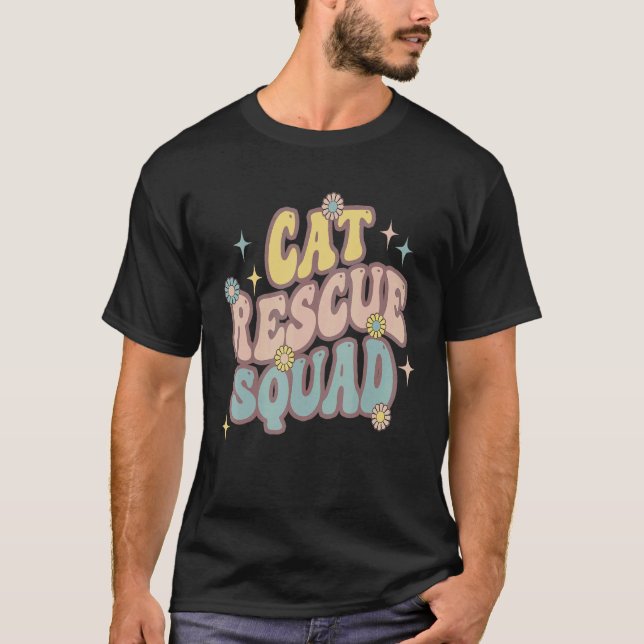 Camiseta Cat Rescue Squad Camiseta de rescate de a (Anverso)