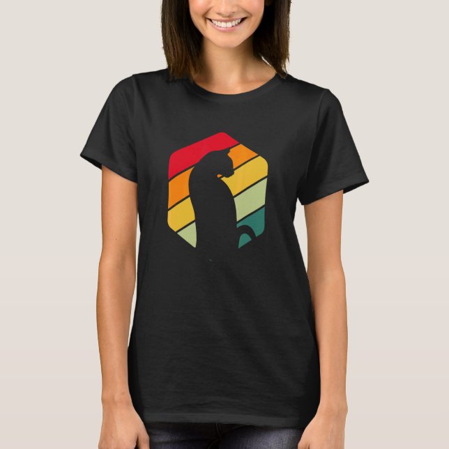 Camiseta Cat Retro Style  Feline Pet Kitty Cat  Cat Owner (Anverso)