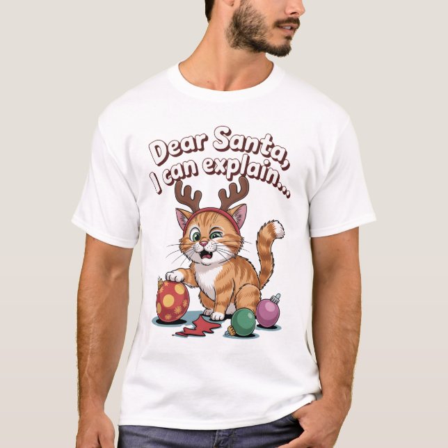 Camiseta Cat’s Christmas Plan (Anverso)