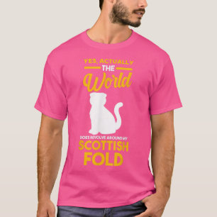 Camiseta Cat Scottish Fold
