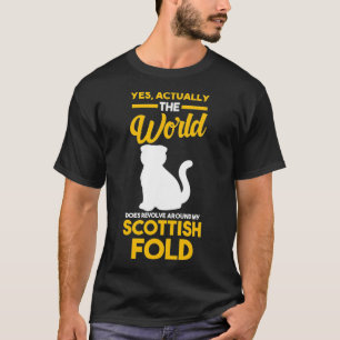 Camiseta Cat Scottish Fold