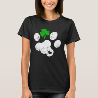 Camiseta Cat Shamrock Retro Irish Funny St Patricks Day