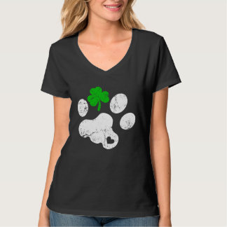 Camiseta Cat Shamrock Retro Irish Funny St Patricks Day