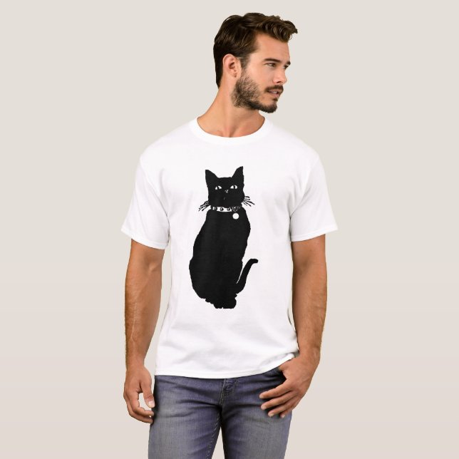 Camiseta Cat Silhouette (Anverso completo)