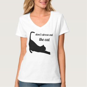 Camiseta Cat Silhouette Funny