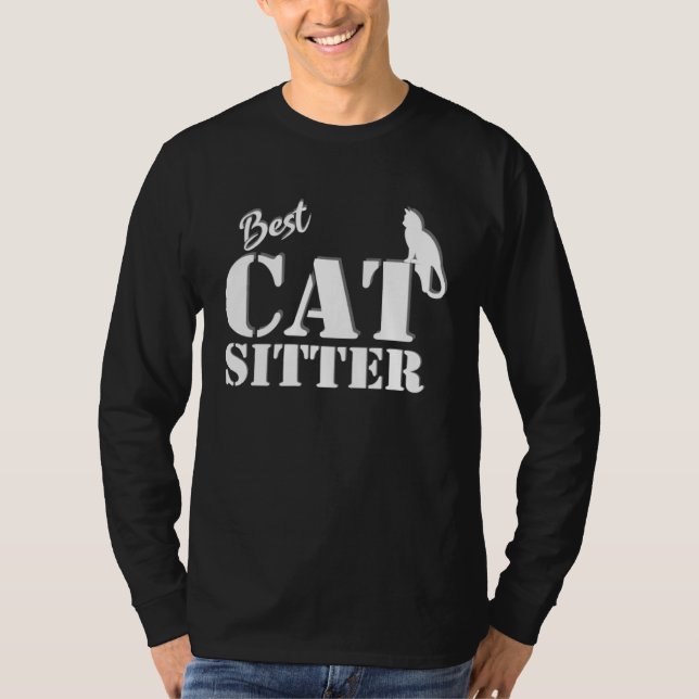 Camiseta cat sitter thank you (Anverso)
