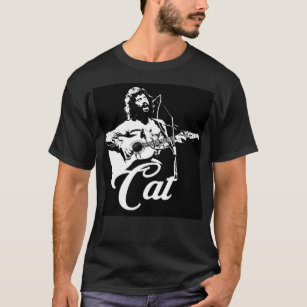 Camiseta Cat Stevens White Stencil