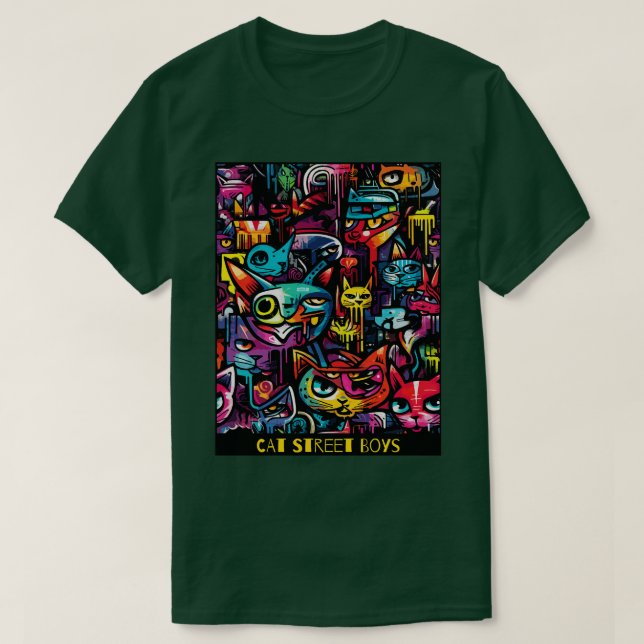 Camiseta Cat Street Boys (Diseño del anverso)