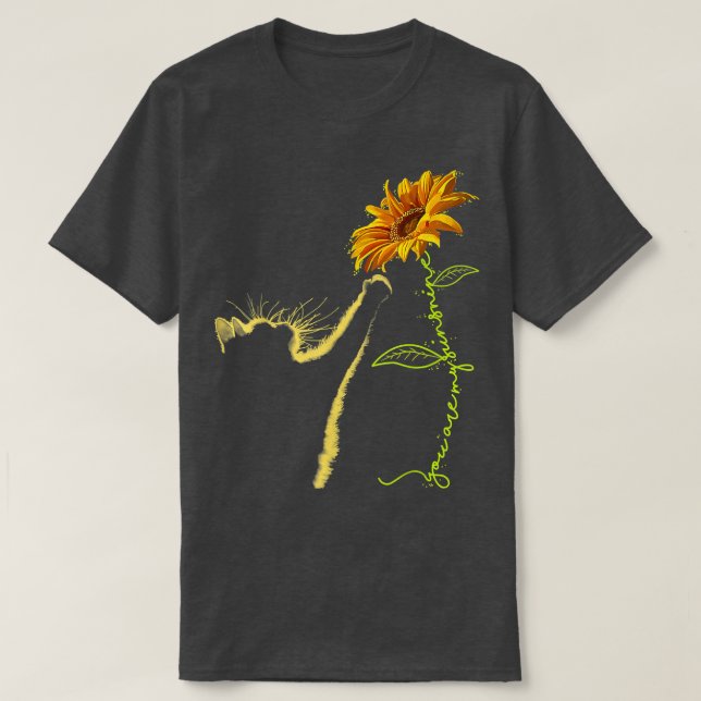 Camiseta Cat Sunflower Gifts For Cat Lovers, Cat Mom, Cat L (Diseño del anverso)
