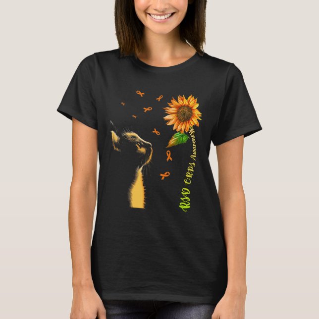 Camiseta Cat Sunflower Rsd Crps Conciencia (Anverso)