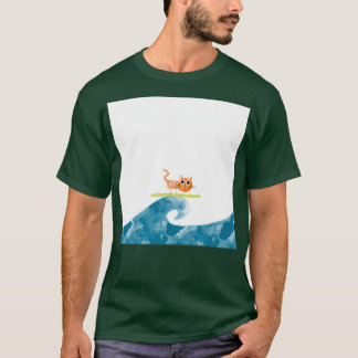 Camiseta cAT sURF