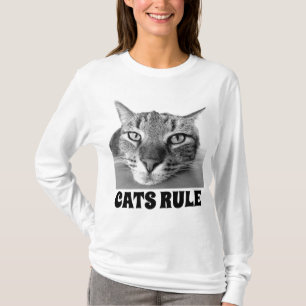 CAMISETA CAT T-SHIRTS CATS RULE - COMPRA TEMPRANO PARA NAVI