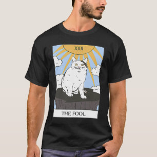 Camiseta Cat Tarot Card El Gato Del Meme Del Tonto