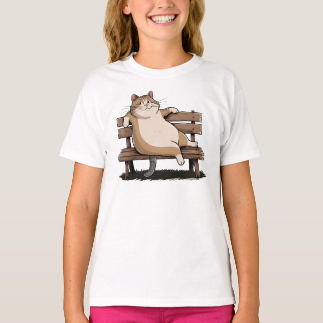 Camiseta Cat The Bench Sitter (Anverso)